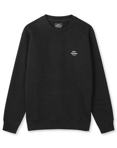 Mads Nørgaard - Standard Crew Logo Sweatshirt - Black 